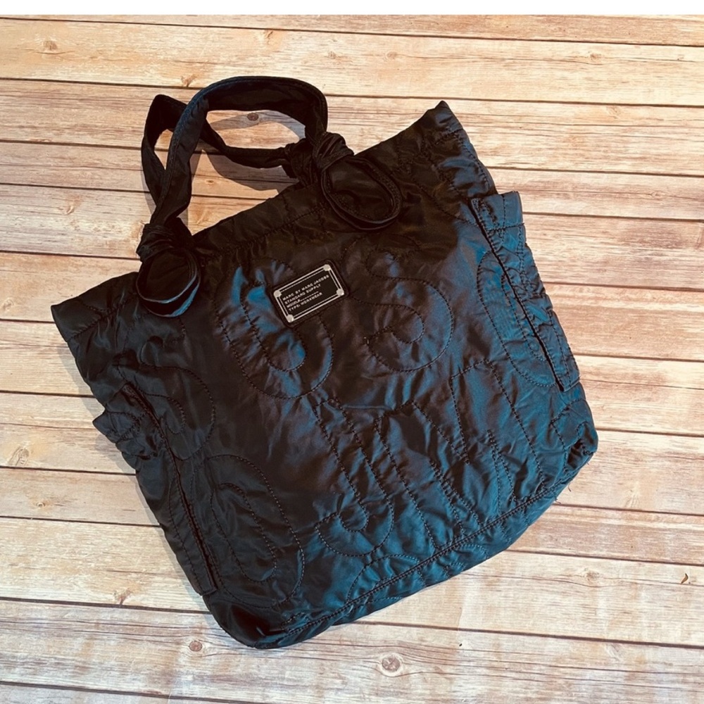 Marc Jacobs Black Quilted Tote Bag